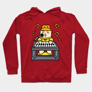 Kid singing with electric piano Hoodie